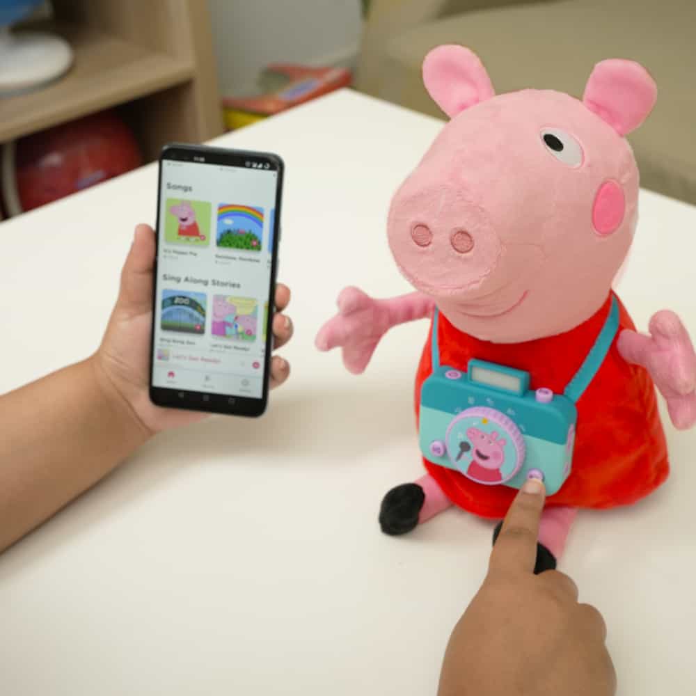 Peluche Interactivo Peppa Pig Con Libros – Aprende Y Escucha Las Aventuras De Peppa, Juguete Educativo De VTech