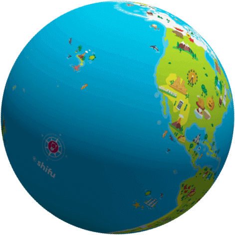 AR Globe da playshifu app basate-Mondo Globo Interattivo per Bambini Orboot Earth 